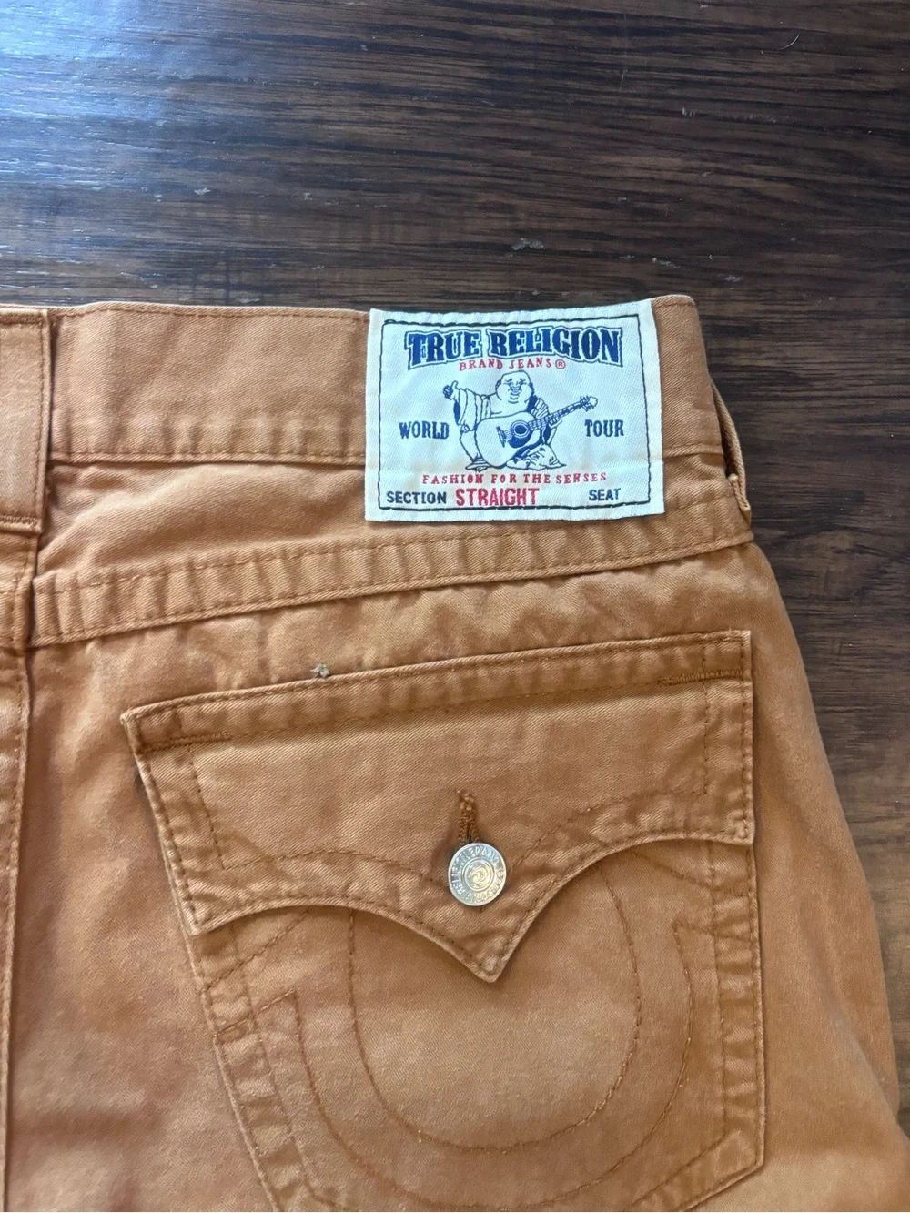 True Religion Men's Tan/Brown Jeans
